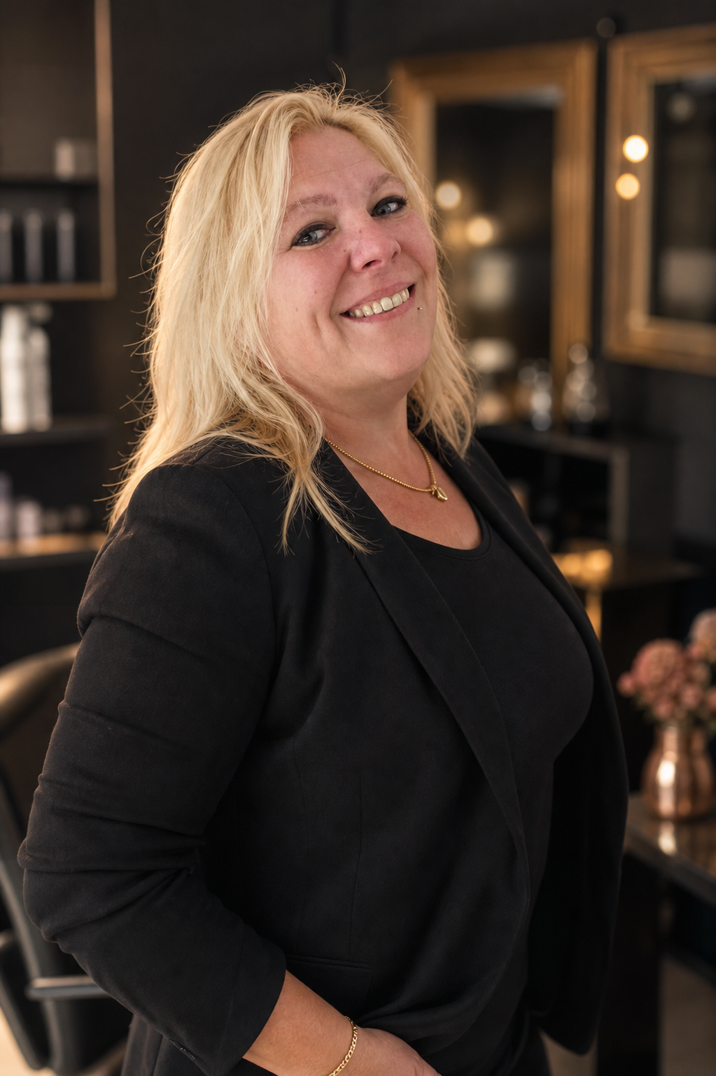 Friseurmeisterin Jessica Wacker, Inhaberin von Salon Karola in Calw-Wimberg